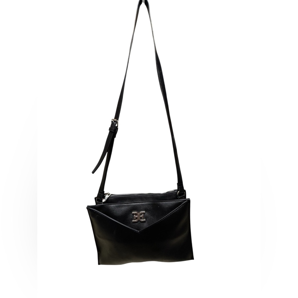 Sam Edelman Black Leather Crossbody Bag Adjustable Strap